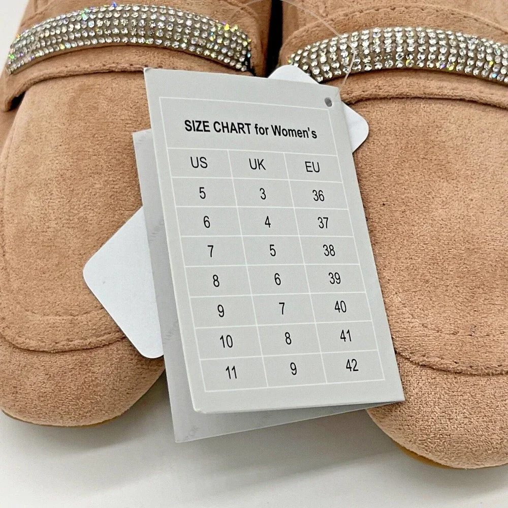 Samilor Elegant Flats Size 7 Pink Shoes Round Toe Shoes Comfortable Slip on NWT - Picture 12 of 12